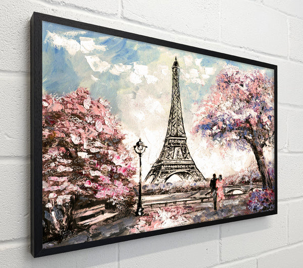 Eiffel Tower Pink Tree