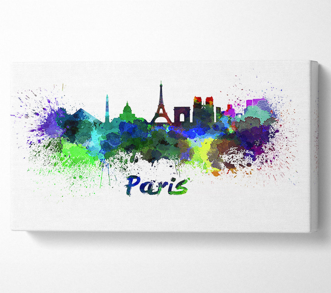  A Canvas Print of Eiffel Tower France 18 Canvas Wall Art