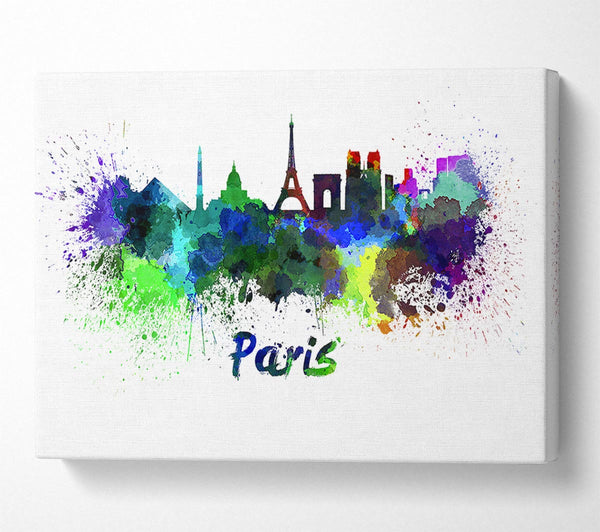  A Canvas Print of Eiffel Tower France 18 Canvas Wall Art