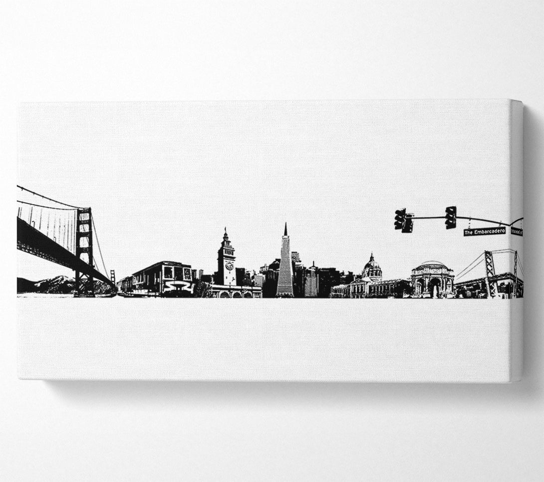  A Canvas Print of San Fransisco Wonder Canvas Art
