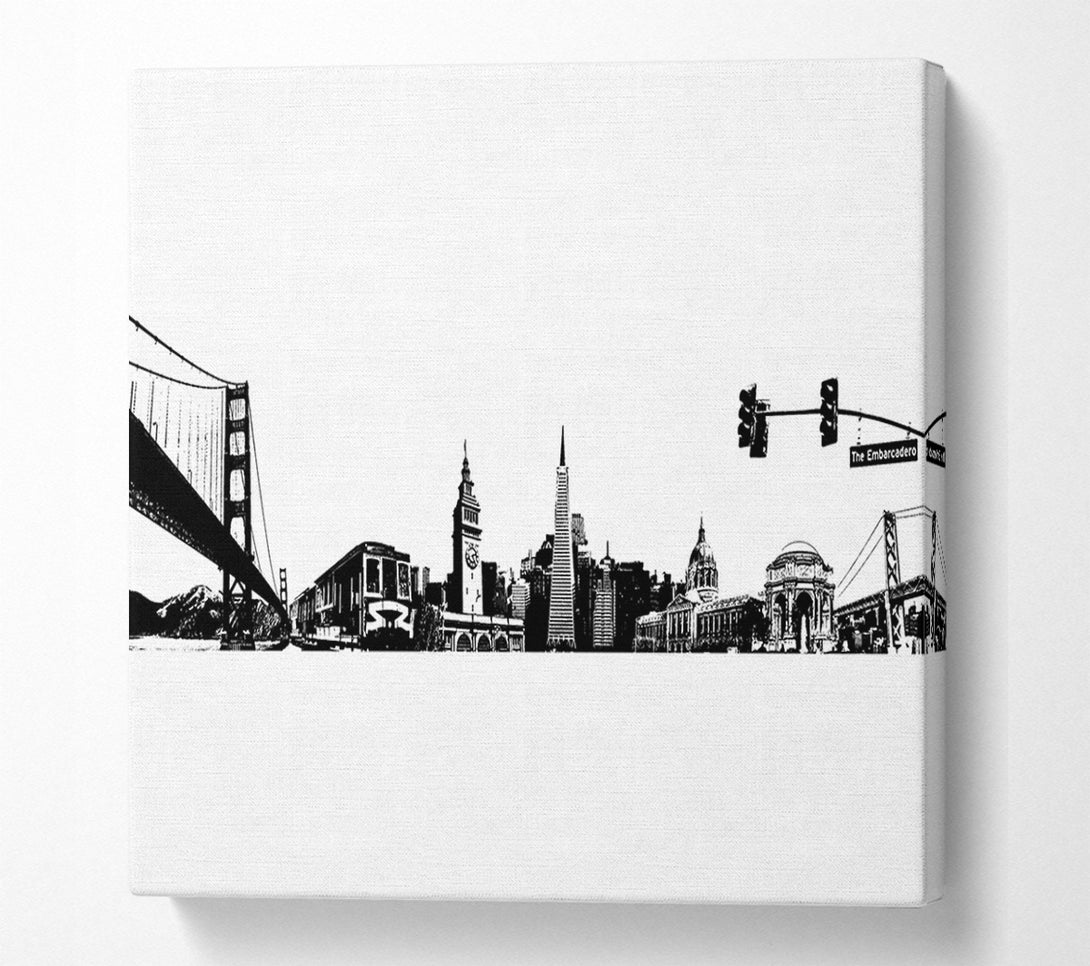 A Canvas Print of San Fransisco Wonder Canvas Art