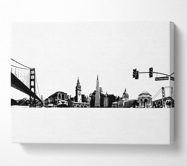  A Canvas Print of San Fransisco Wonder Canvas Art