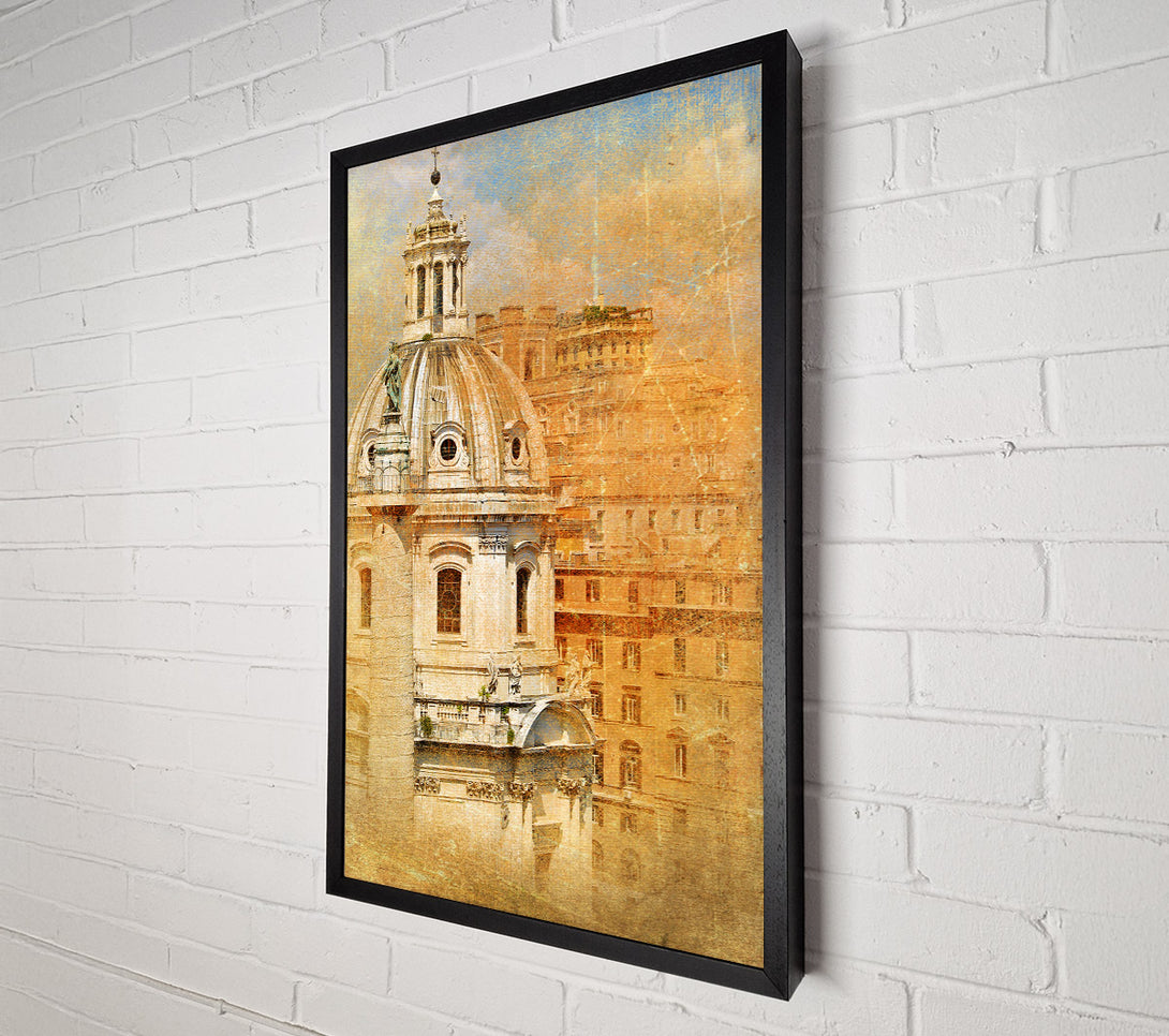  A Canvas Print of Ancient St Peters Basilica Canvas Art