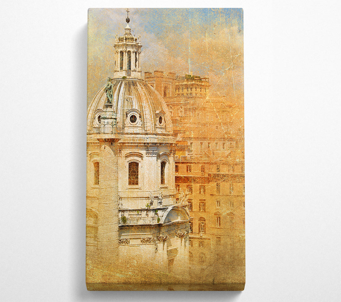  A Canvas Print of Ancient St Peters Basilica Canvas Art