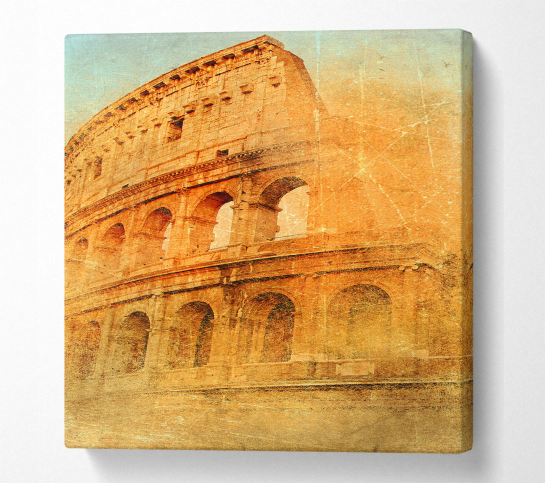  A Canvas Print of Ancient Colosseum Canvas Print