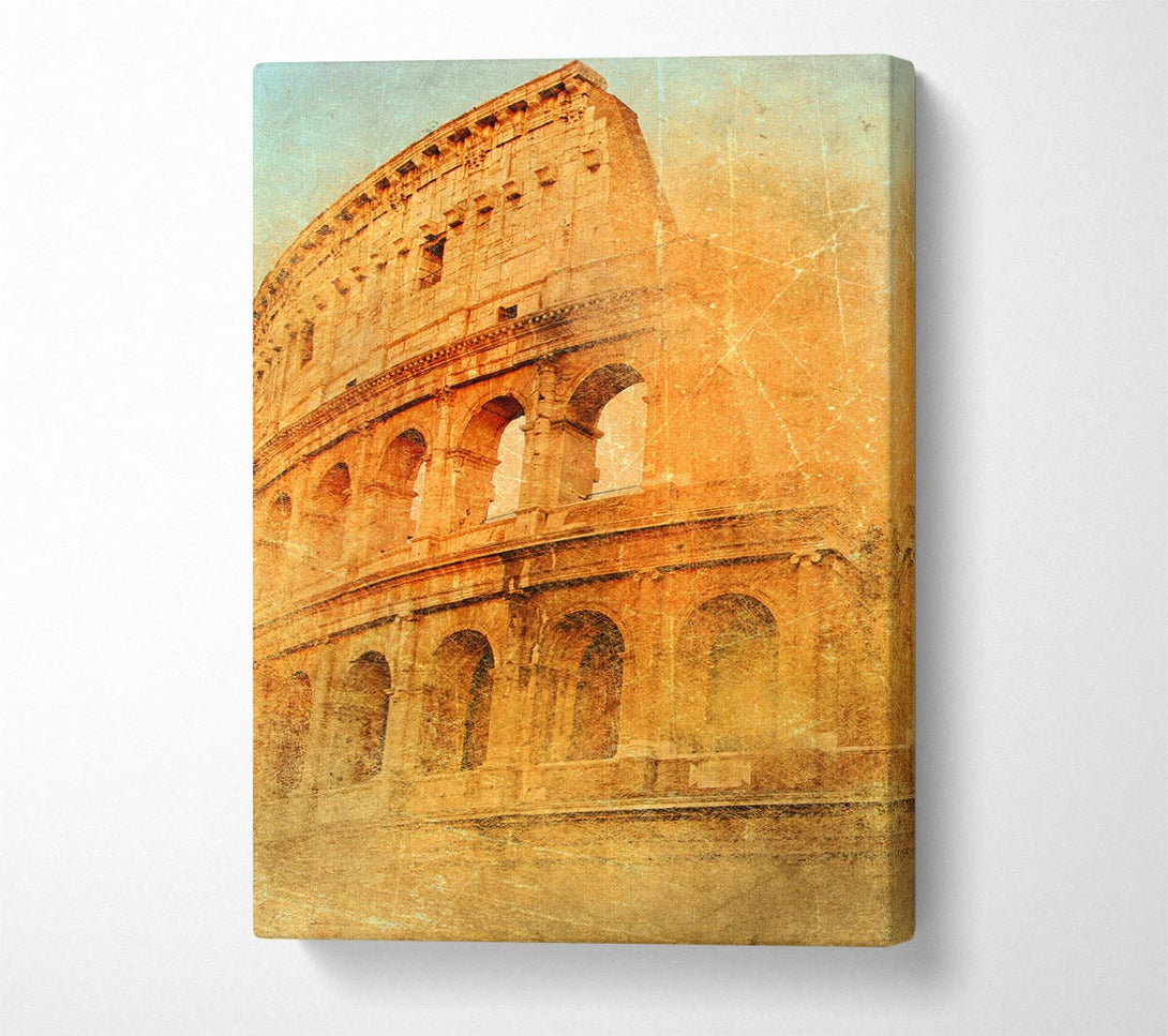  A Canvas Print of Ancient Colosseum Canvas Print