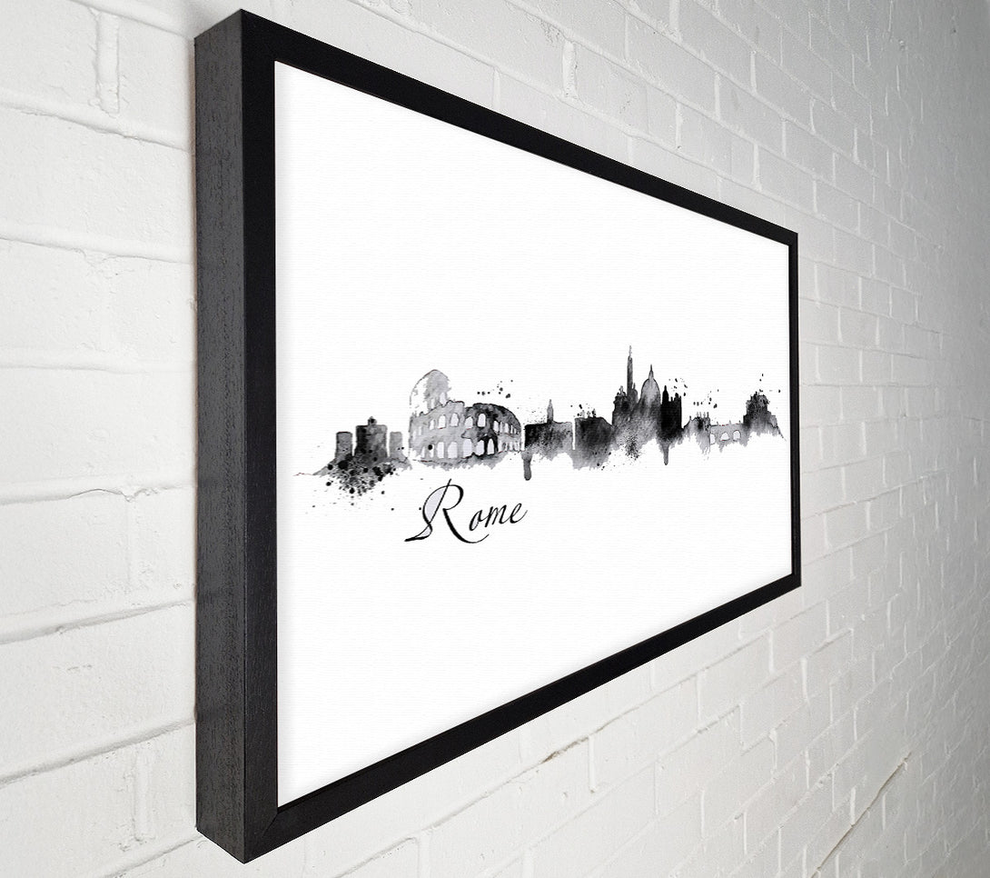  A Canvas Print of Black Outline Canvas Wall Art