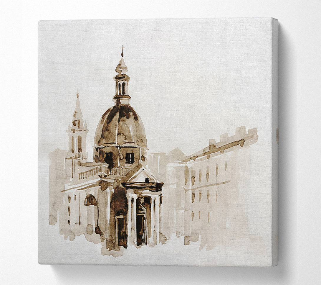  A Canvas Print of Pantheon Canvas Art