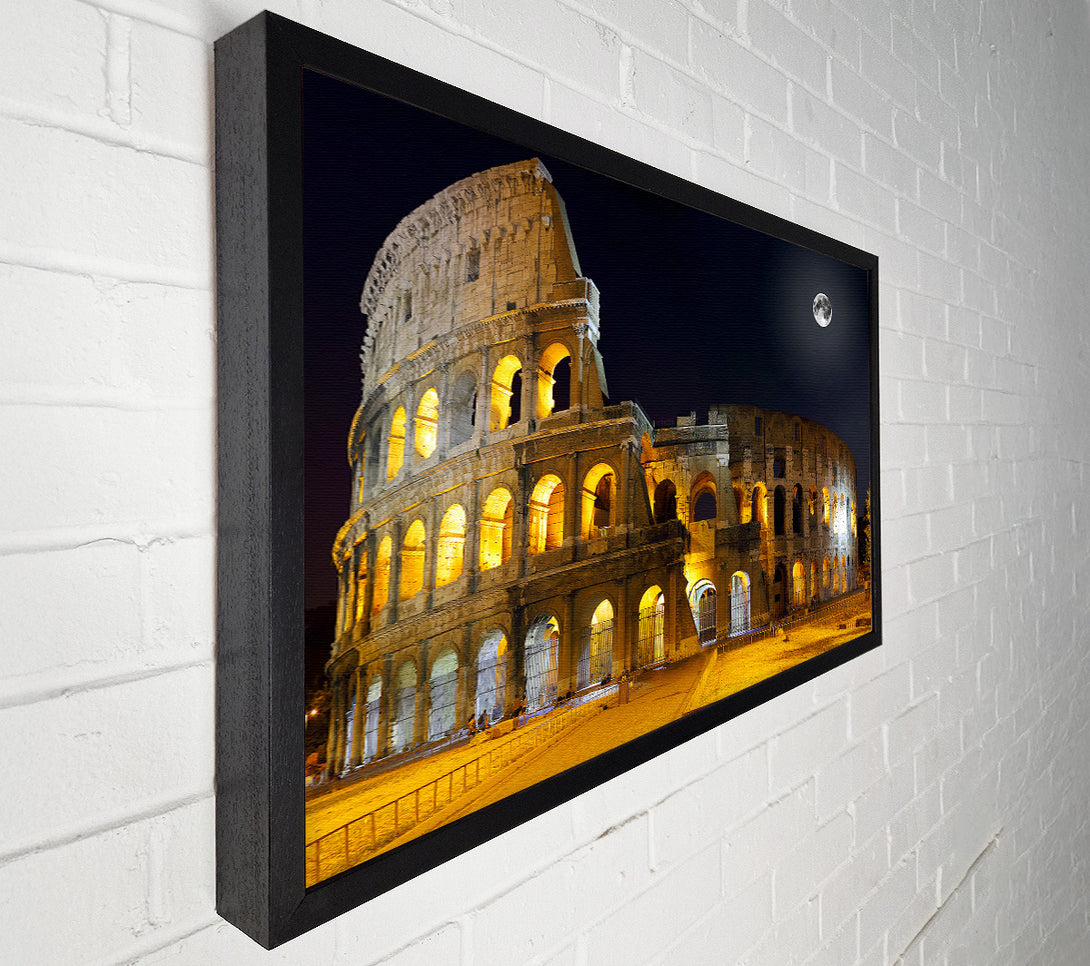  A Canvas Print of Colosseum Moonlit Night Canvas Print