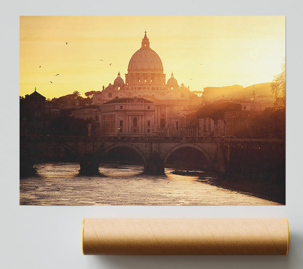 Sunrise Over The Beautiful Print
