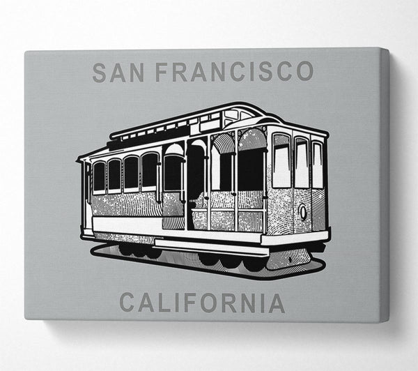  A Canvas Print of Cable Car 1 Canvas Wall Art