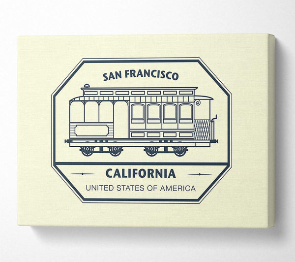  A Canvas Print of Cable Car 4 Canvas Art