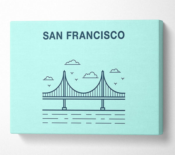  A Canvas Print of Golden Gate Bridge 2 Canvas Print
