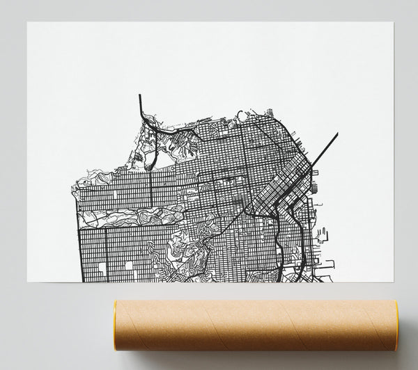 Map Of The City 5 Poster