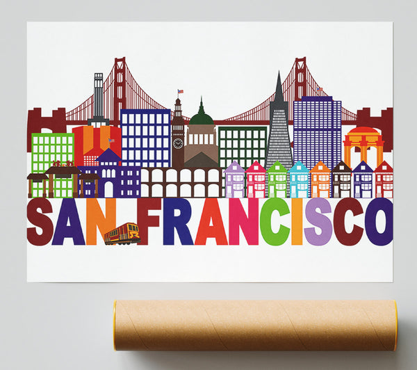 Outline Of The City 2 Giclee Print