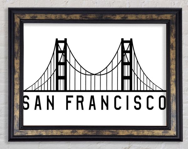 Golden Gate Bridge 4 Framed Print