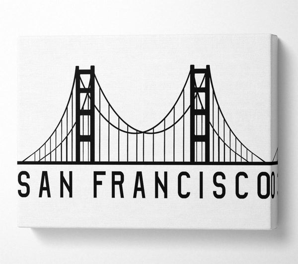  A Canvas Print of Golden Gate Bridge 4 Canvas Art