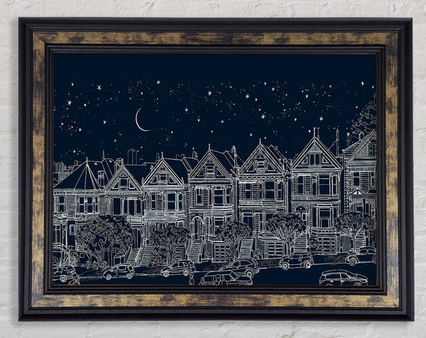 Streets Of California 1 Framed Print