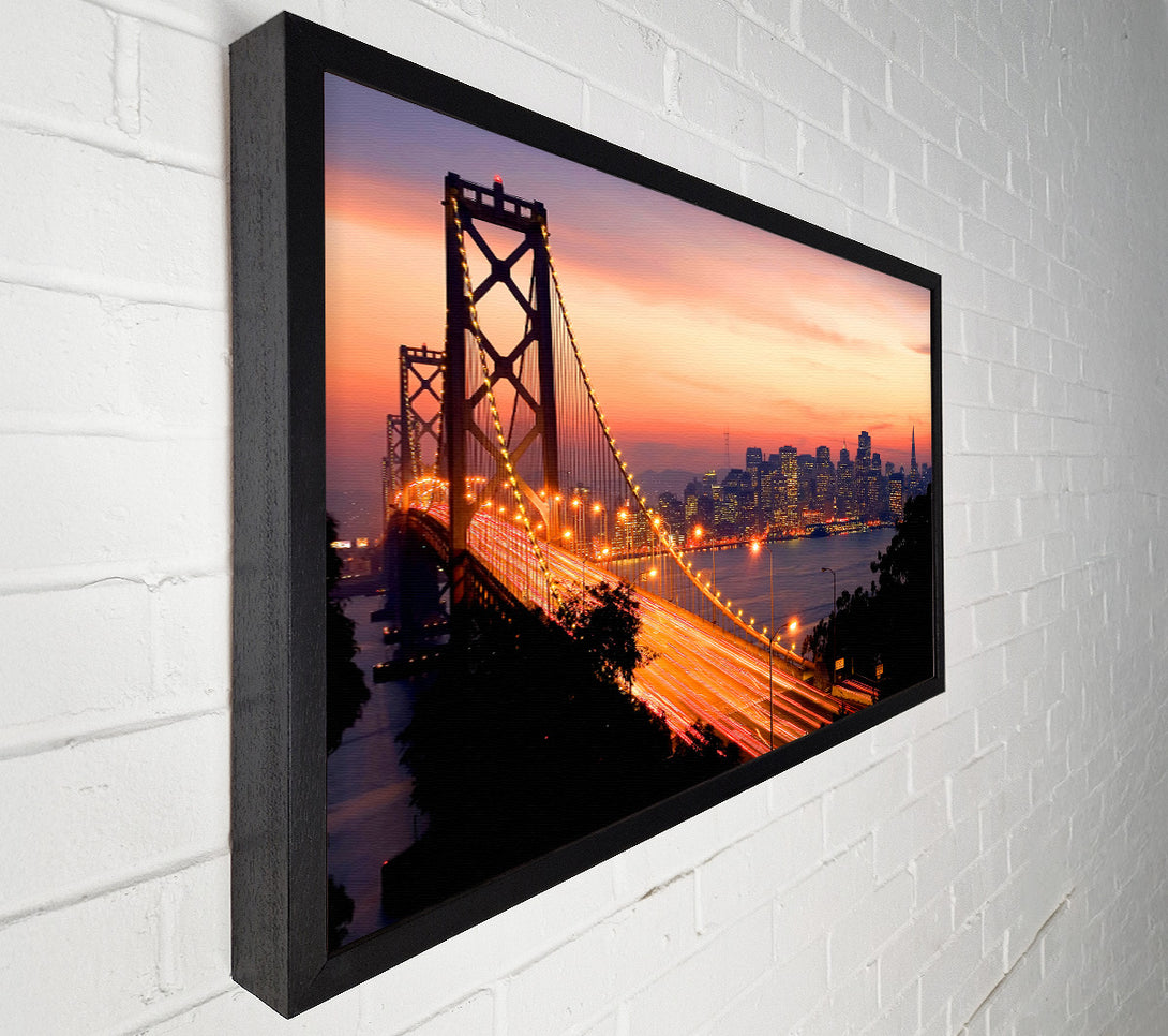  A Canvas Print of Golden Gate Bridge To The City Canvas Art