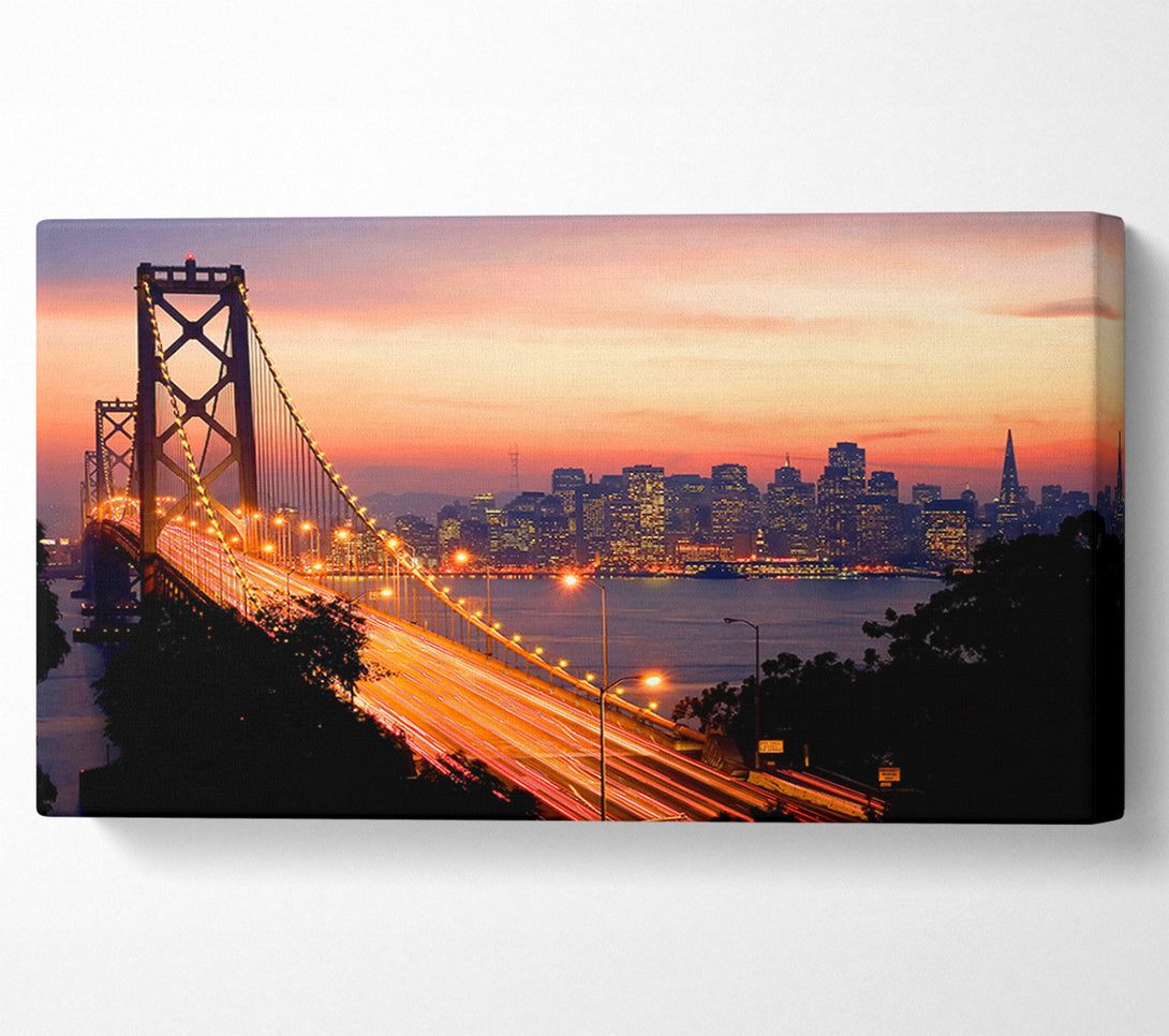  A Canvas Print of Golden Gate Bridge To The City Canvas Art