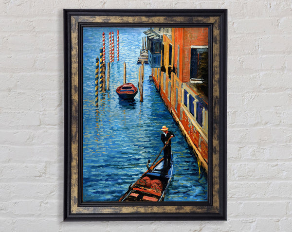Gondola Ride 1 Framed Print