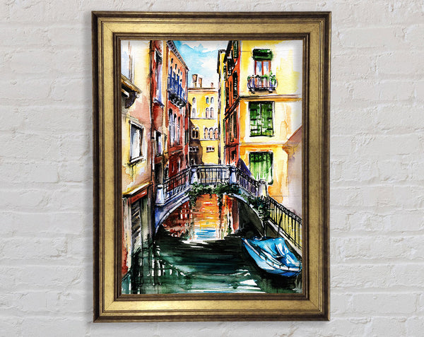 Brücke im Wasser