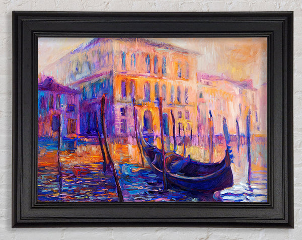 Lonesome Gondola Framed Print