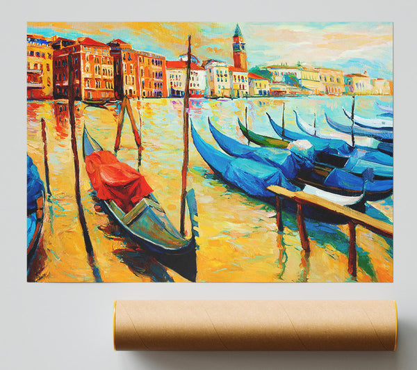 Gondola Line Up 3 Print