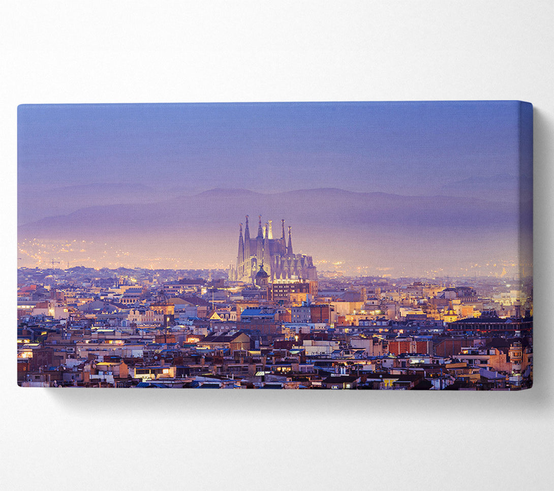  A Canvas Print of View Over The City Canvas Art