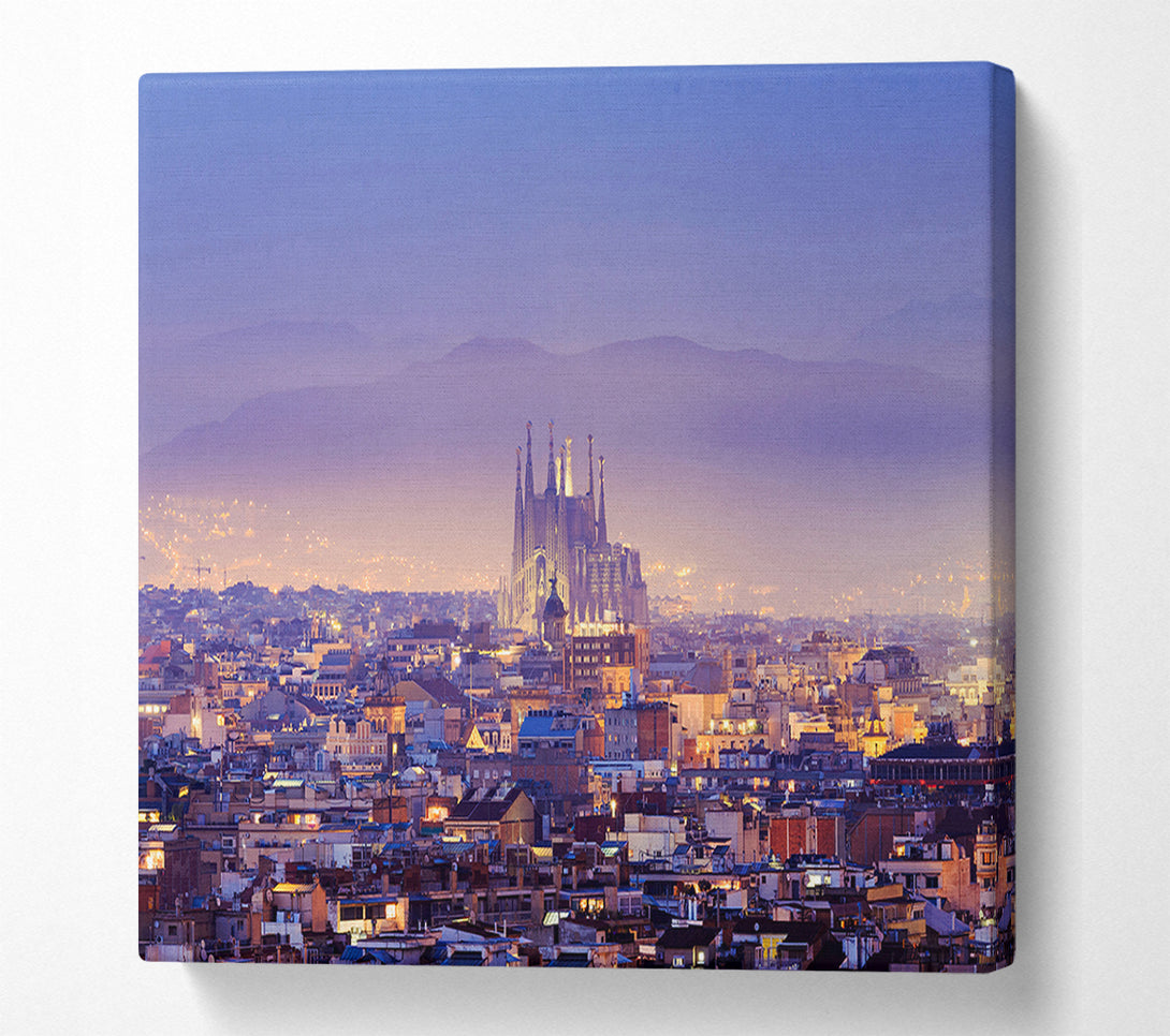  A Canvas Print of View Over The City Canvas Art