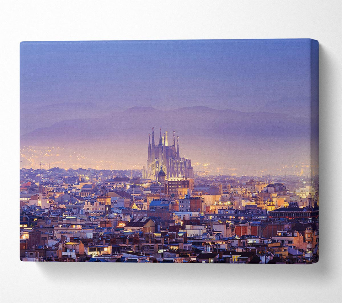  A Canvas Print of View Over The City Canvas Art