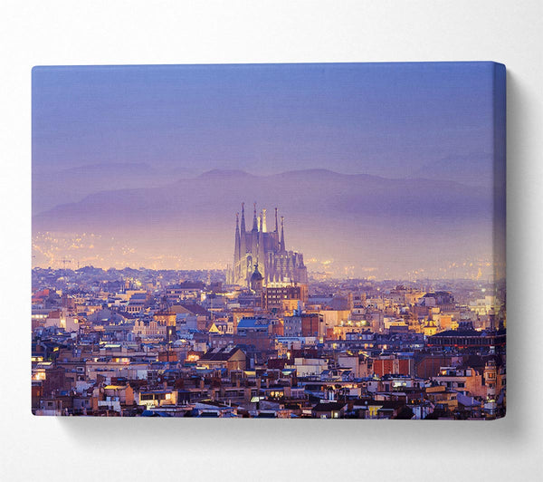  A Canvas Print of View Over The City Canvas Art