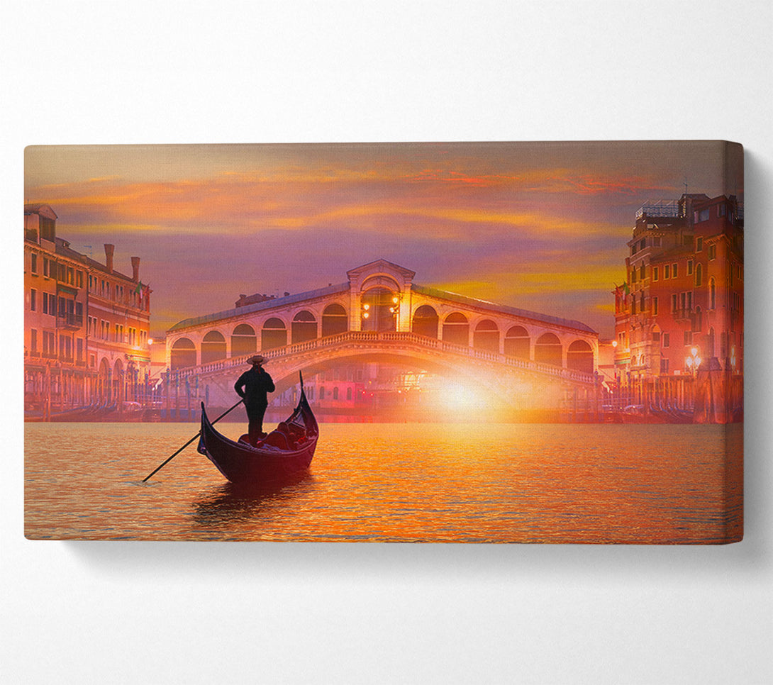  A Canvas Print of Gondola Ride 4 Canvas Wall Art