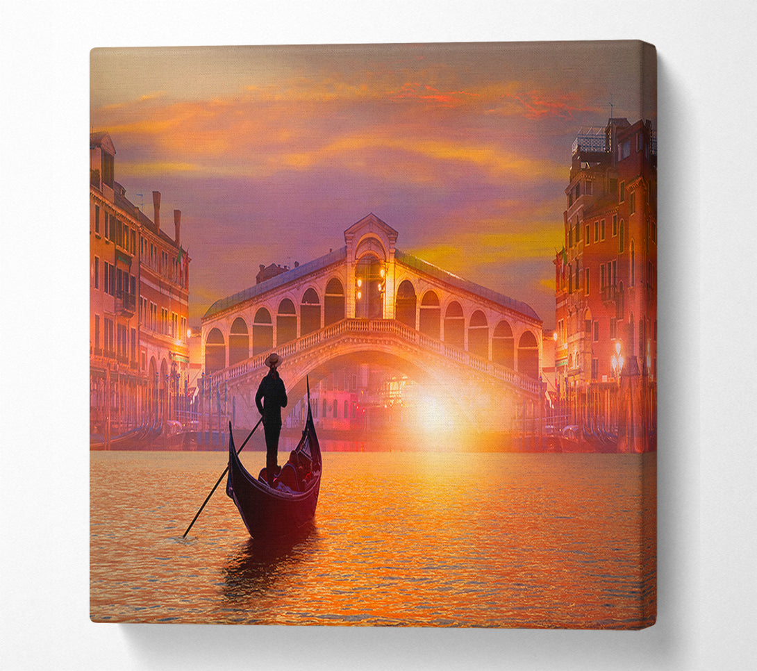  A Canvas Print of Gondola Ride 4 Canvas Wall Art