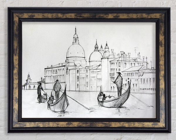Gondola Ride 3 Framed Print