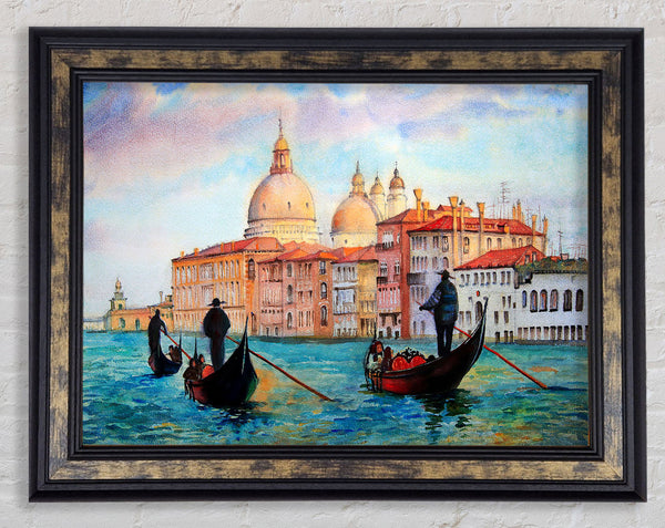 Gondola Ride 2 Framed Print