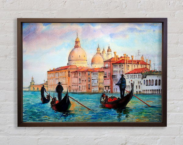 Gondola Ride 2 Framed Print