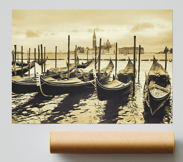 Gondola Line Up 4 Print