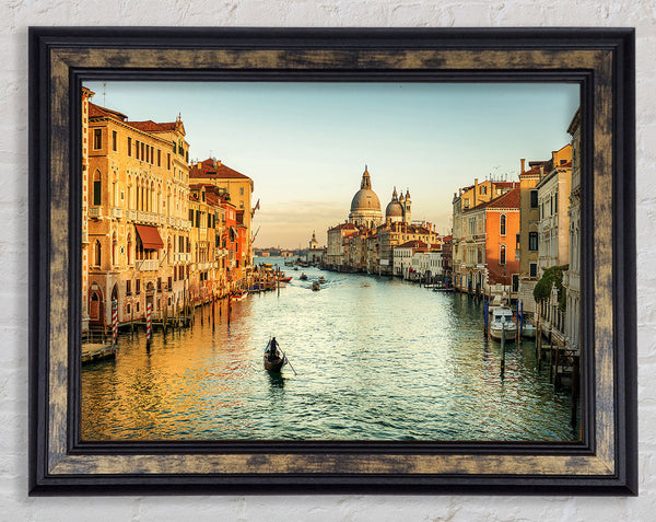 Gondola Ride 5 Framed Print
