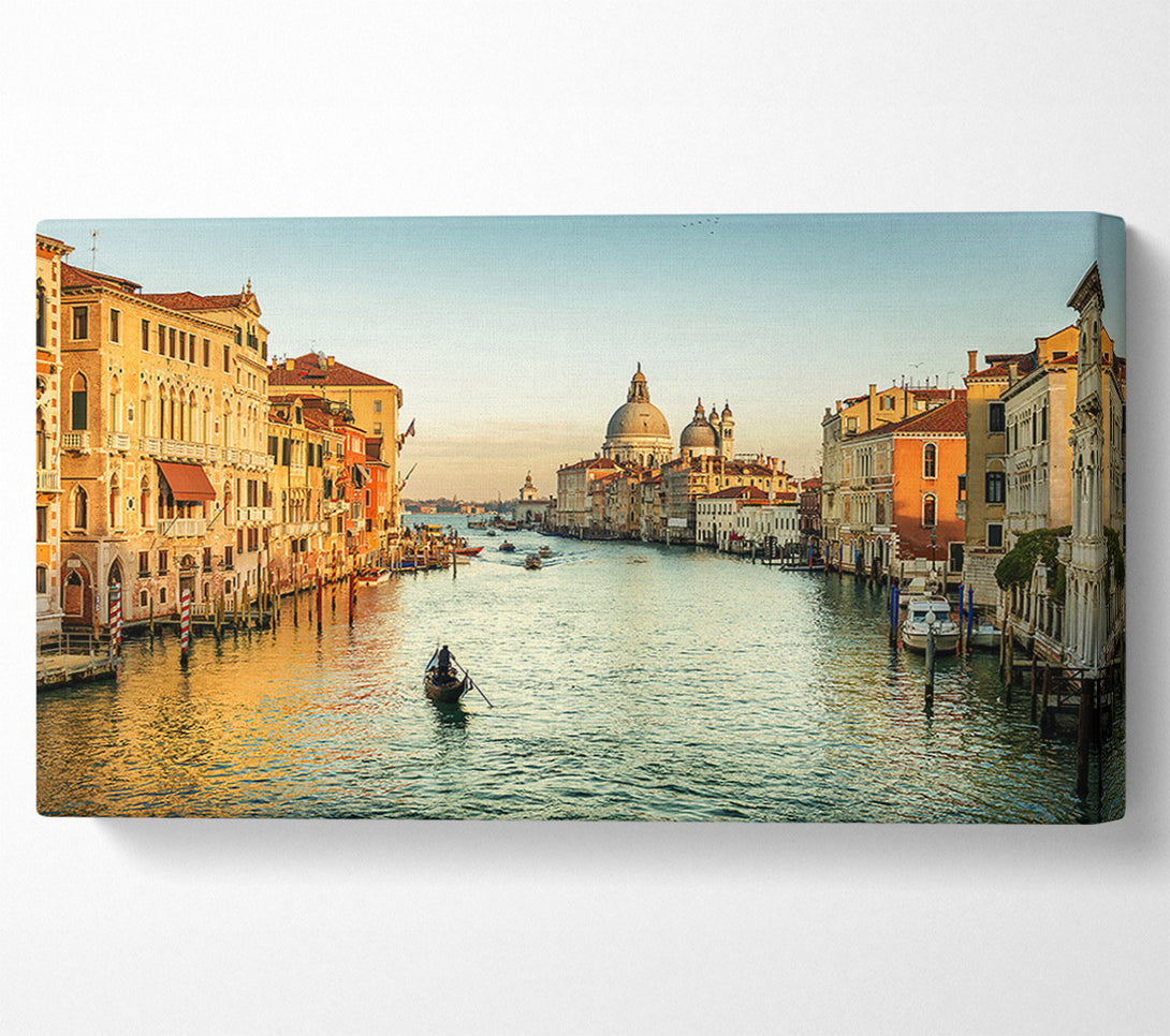  A Canvas Print of Gondola Ride 5 Canvas Print