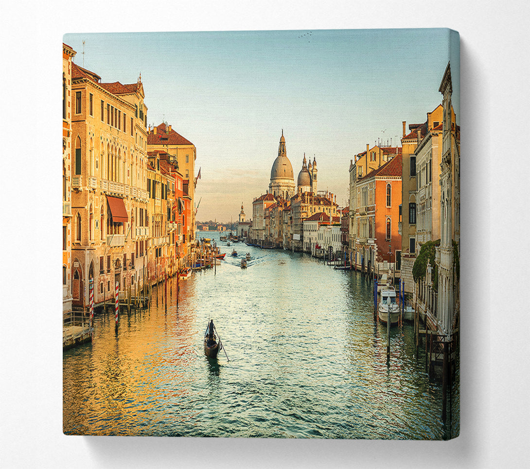  A Canvas Print of Gondola Ride 5 Canvas Print