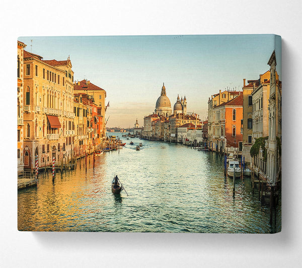  A Canvas Print of Gondola Ride 5 Canvas Print