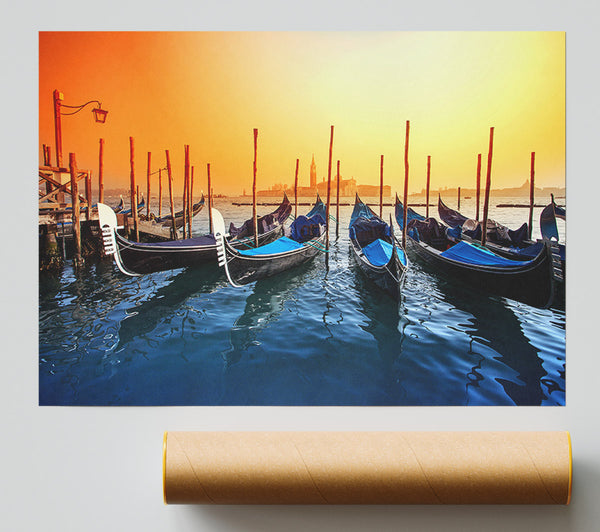 Gondola Line Up 6 Poster