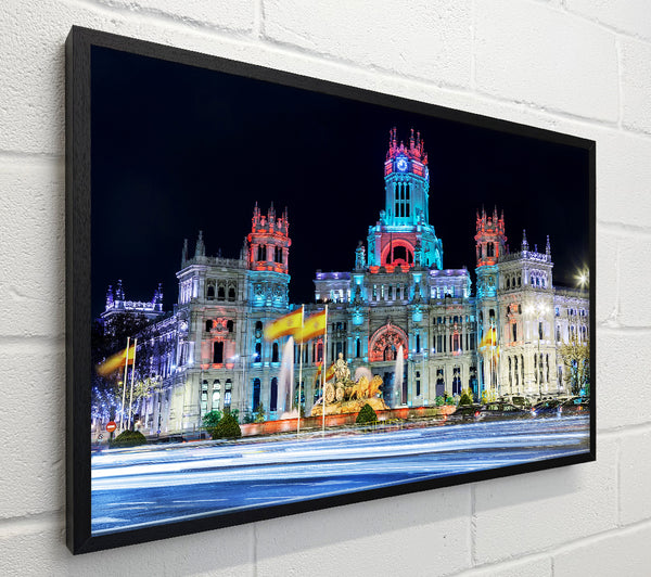 Madrid City Building At