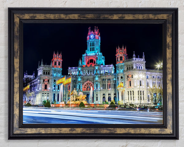 Madrid Stadtgebäude bei