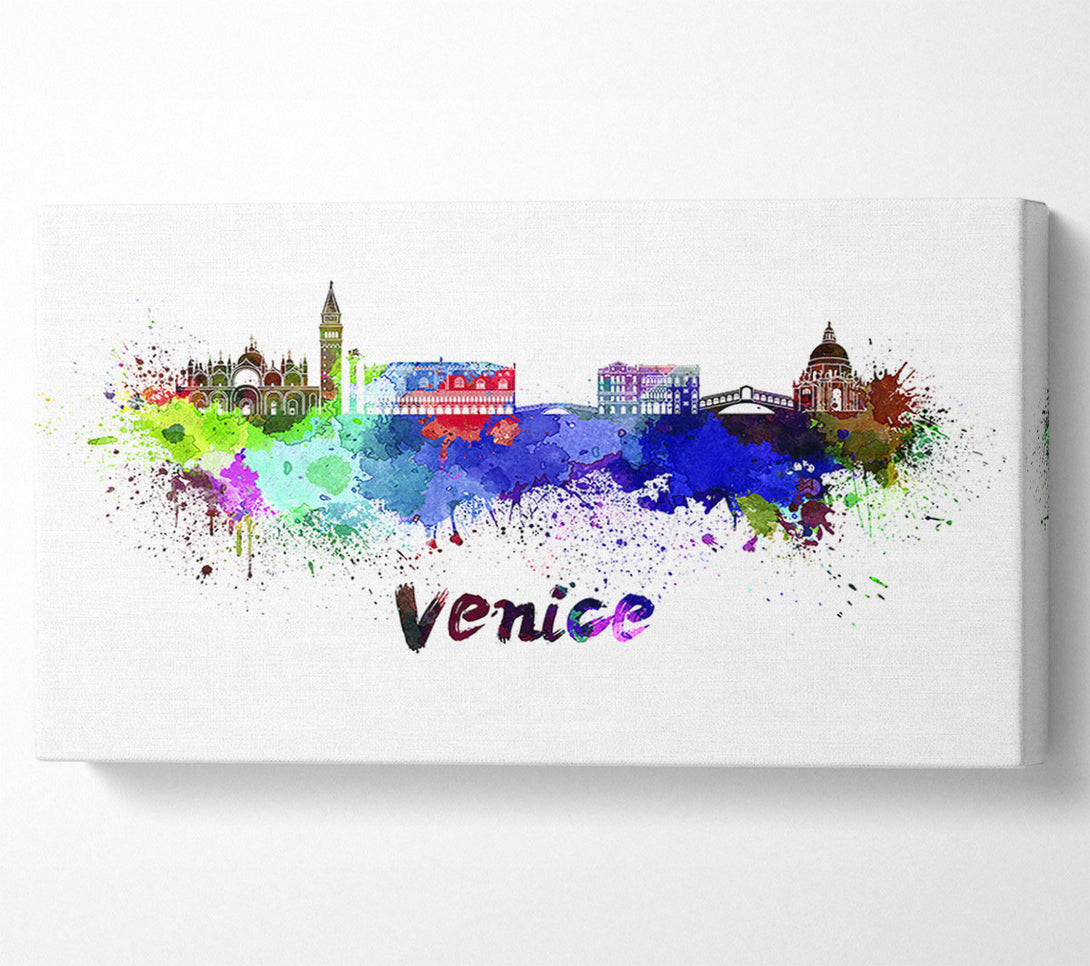  A Canvas Print of City Splash Canvas Art