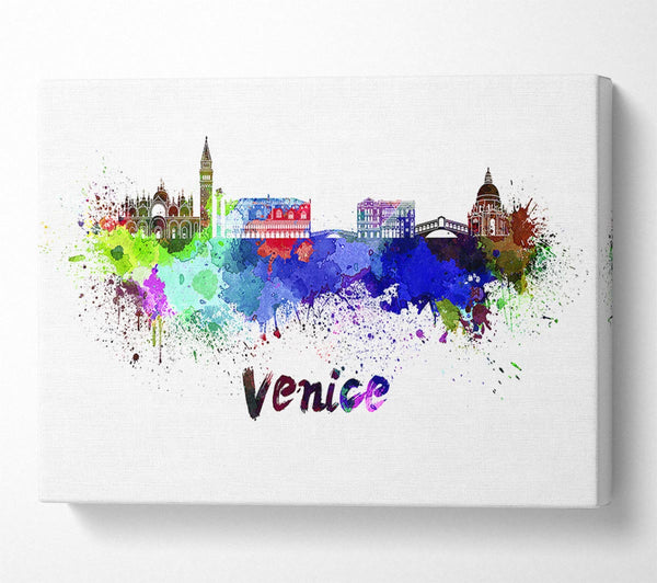  A Canvas Print of City Splash Canvas Art