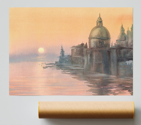 Sunset Waters Giclee Print