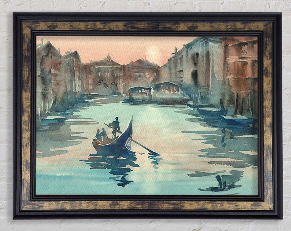 Gondola Ride 7 Framed Print