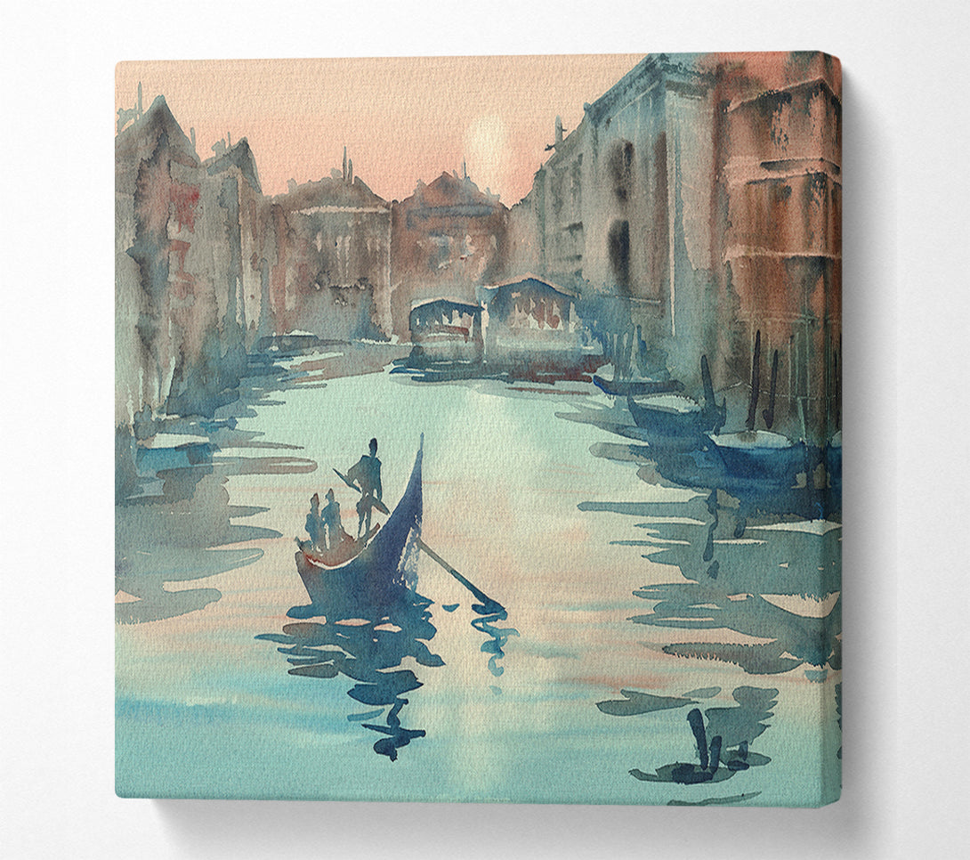  A Canvas Print of Gondola Ride 7 Canvas Print